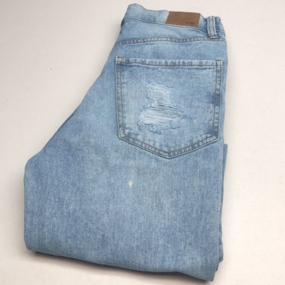 AEROPOSTALE DISTRESS 100% COTTON BOOTCUT JEANS 4/27x30 ⭐️